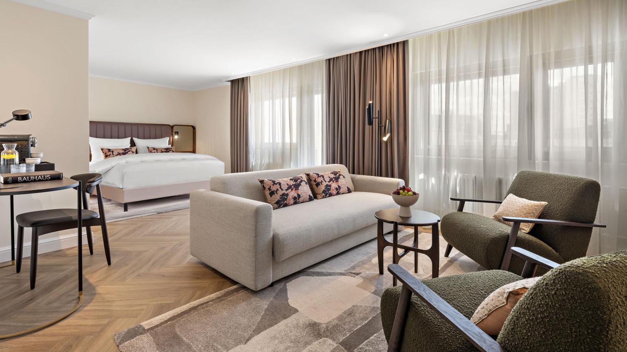 호텔 브리스톨 베를린 외부 사진 A suite at the hotel
